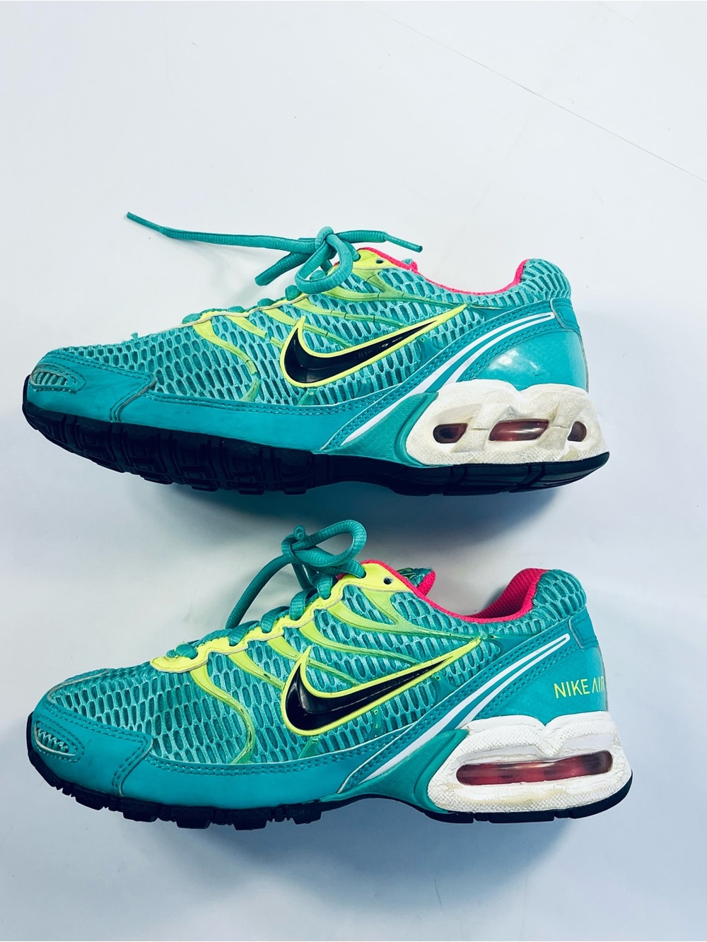 Nike Air Torch 4 Running Shoes #343851-376 Hyper Jade & Pink Women’s Size:5
